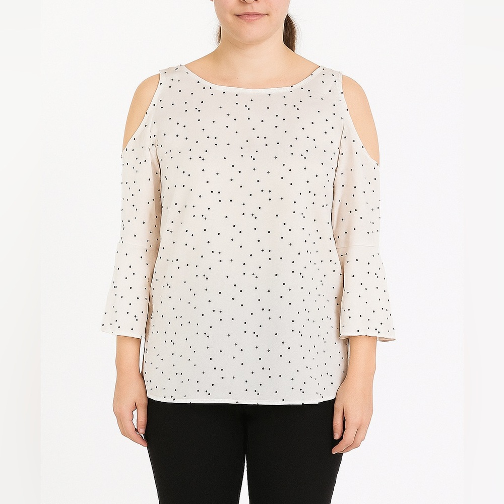 Mossimo cold shoulder 3/4 Sleeve Blouse, Size S
